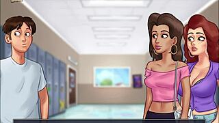 summertime saga 98 brings hot blonde action in cartoon style