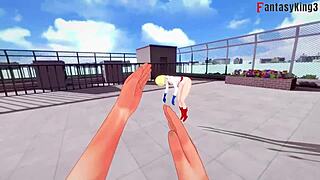 I dive into Power Girl's free POV fantasy with Superman in this full hentai adventure.