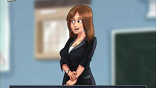 i think summertime saga 125 has some great animation and story