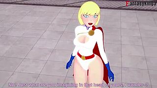 I dive into Power Girl's free POV fantasy with Superman in this full hentai adventure.