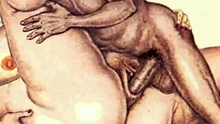 i'm obsessed with these vintage erotic sketches