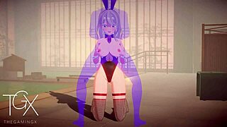 Japanese animated video game with sexual content