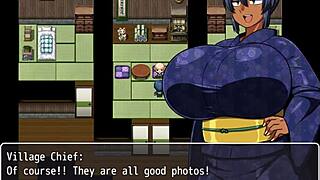 Curvy Natsuki in hentai game ep 10 loves public antics