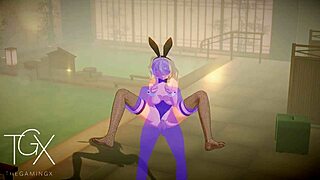 Sexy fantasy girl explores anime hentai in gaming adventures