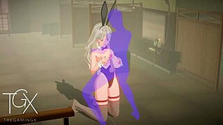 Sexy fantasy girl explores anime hentai in gaming adventures