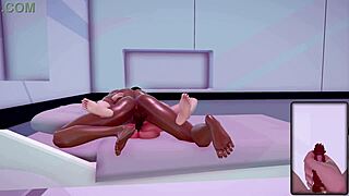 Nightingale cuckold banging with monster cock in wild 3D hentai! 🔥