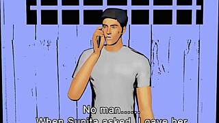 Devar ne bhabhi ki jabardast chudayi ki bent over in 3d cartoon sex