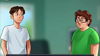 i explore erotic cartoon anime hentai in summertime saga 136