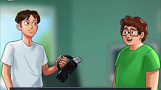 i explore erotic cartoon anime hentai in summertime saga 136