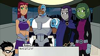 i break starfire's ass with anal while kitten cheats