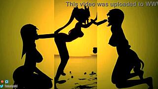 Black Swan and Sparkle Rule Cowgirl Domination With Big Tits 😍