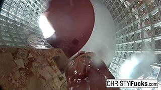 Hot Shower Fun With Christy And Dahlia