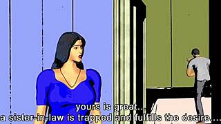 Devar ne bhabhi ki jabardast chudayi ki bent over in 3d cartoon sex