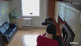 Scoout007 muscles up for intense kitchen counter banging. Czech bodybuilder shows off raw power.