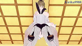 Kusuha Mizuha and Cagalli Yula Athha in Wild Lesbian Hentai Action