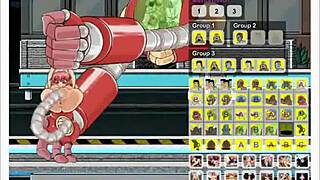 in the orgak hentai game, a petite girl gets into a gangbang with blowjobs, riding, and creampie scenes