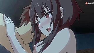 Dude, Megumin gets pounded hard by Kasuma in anime!