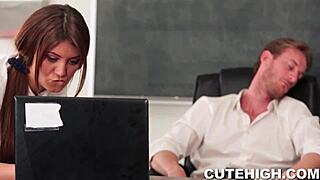 Big Tits Jojo Kiss Sucks and Gets Dicked Hard!