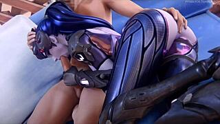 Widowmaker love story in anime hentai