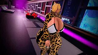 kiki takes a full walk in her sexy outfit.