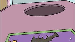 I visted this strang halloween house in the cartoon porno.