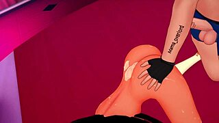 Hot Chel craves wild hotel banging in 3D cartoon parody. Things get steamy fast in love hotel.