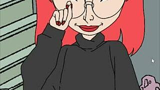 I visted this strang halloween house in the cartoon porno.