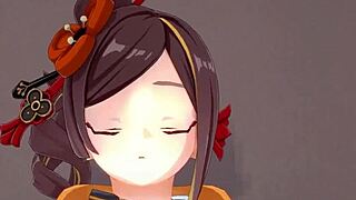 CHIORI BLOWJOB SEX in Genshin Impact Fantasy!