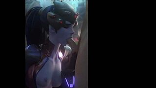 Widowmaker love story in anime hentai