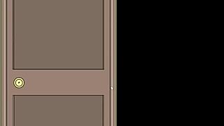 I visted this strang halloween house in the cartoon porno.