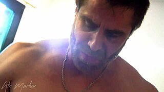 Neighbor tempts worker into wild anal play