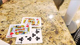 strip poker heats up with my sexy stepmom coco vandi