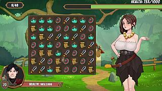 Hentai game with 2D anime and big ass action