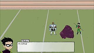 18titans episode 43 exploring raven and jinx in cartoon game