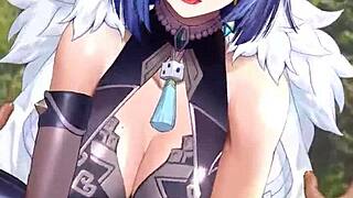 yelan genshin impact hentai adventure.