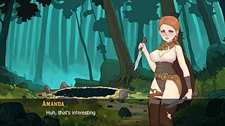 Hentai game with 2D anime and big ass action