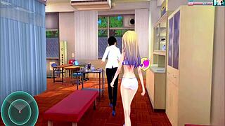 Schoolgirl GETS EXAMINED in the infirmary room.