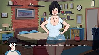 Hentai game with 2D anime and big ass action