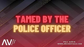 yo, listen to this police officer's chastity cage training in gay audio story.