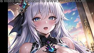 Big Tits Anime Girls Open Legs for Wet Pussy Masturbation with ASMR Sound in Uncensored Hentai
