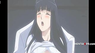 old teacher bangs naive lesbian students straight in wild hentai action