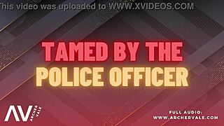 yo, listen to this police officer's chastity cage training in gay audio story.