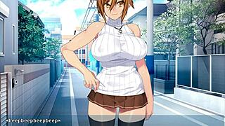 in kanobitch ep13, she turns into a slut while building trust in anime hentai