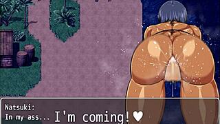 Tanned Girl Natsuki Hentai Game Ep 32 From Ass To Pussy Raw Sex