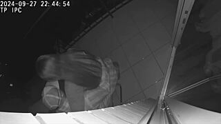 cheating wife bangs friend on hotel balcony