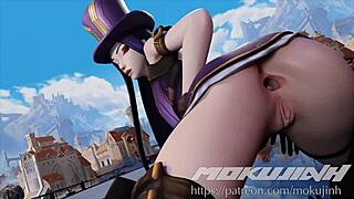 Caitlyn's Wild Lesbian Adventure in Anime Style.