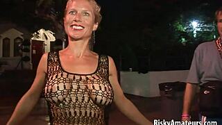 sexy naked amateurs going wild on public streets for fun