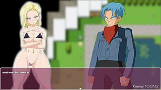 Hentai game with Asian babe and big tits - Android