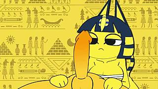 Watch ankha get fucked hard in this original animation!