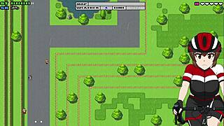 girl lifts shirt during class in flash cycling ride 2 part 3